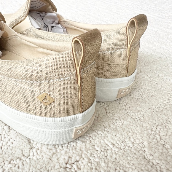 NWT Sperry Women’s Creat Twin Gore Ivory Slip Ons - 7.5 - Picture 8 of 16